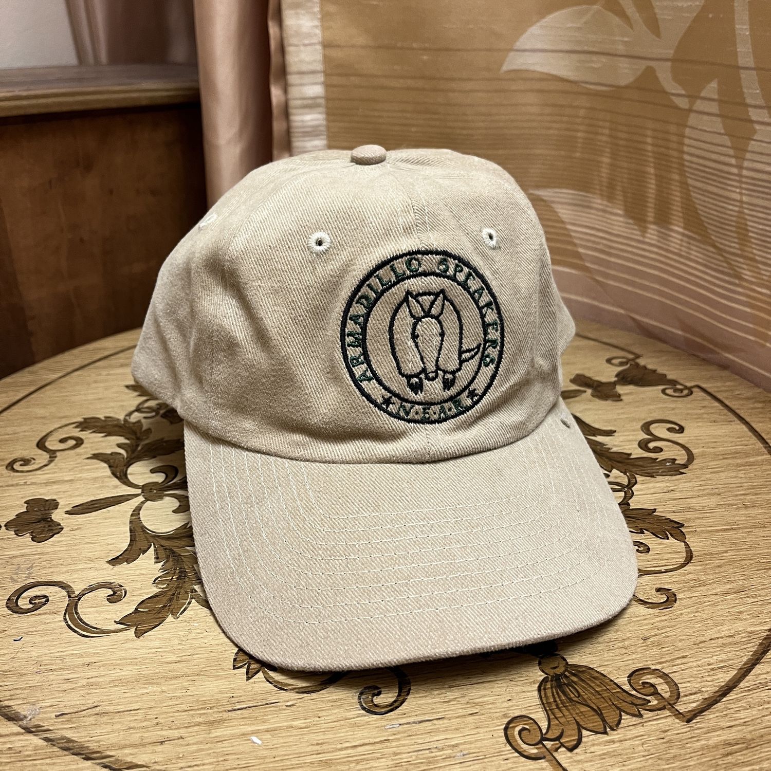 tan armadillo nature hat