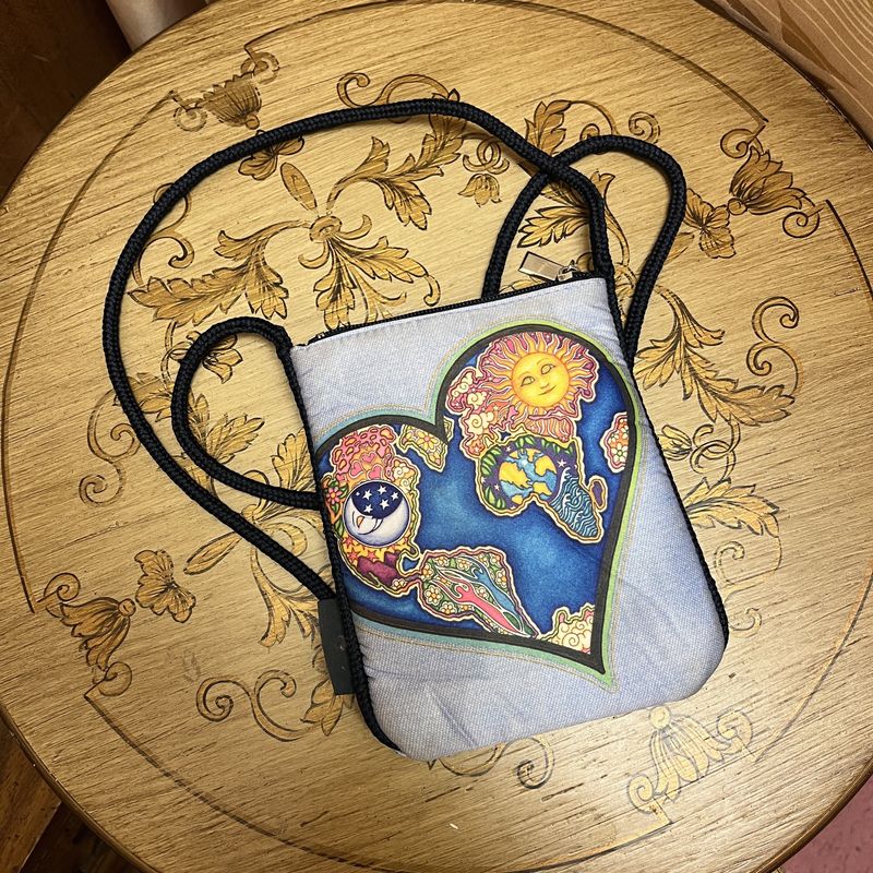 earth crossbody pouch