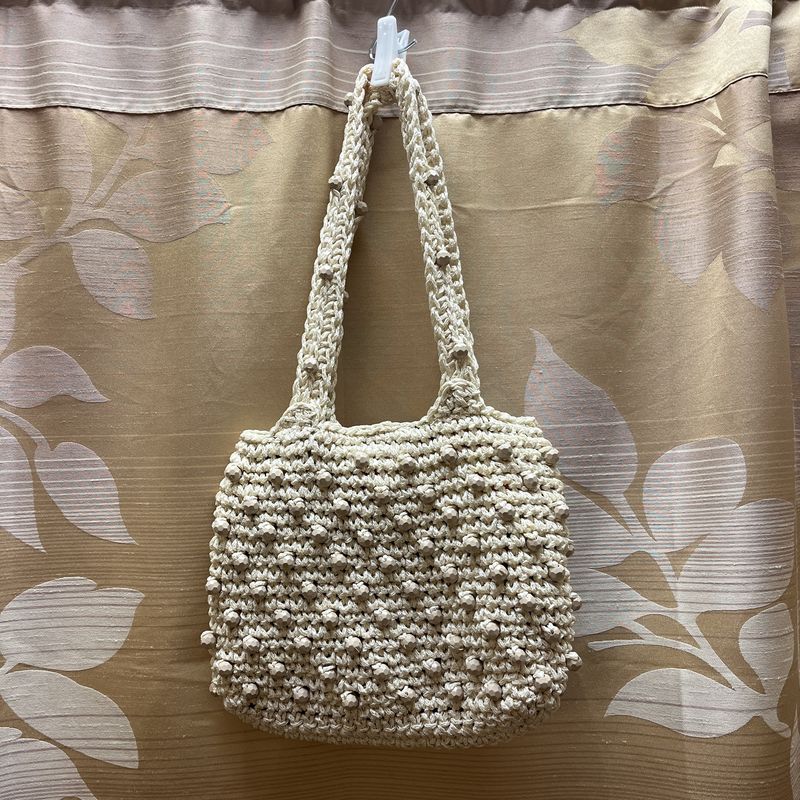 woven beaded vintage bag