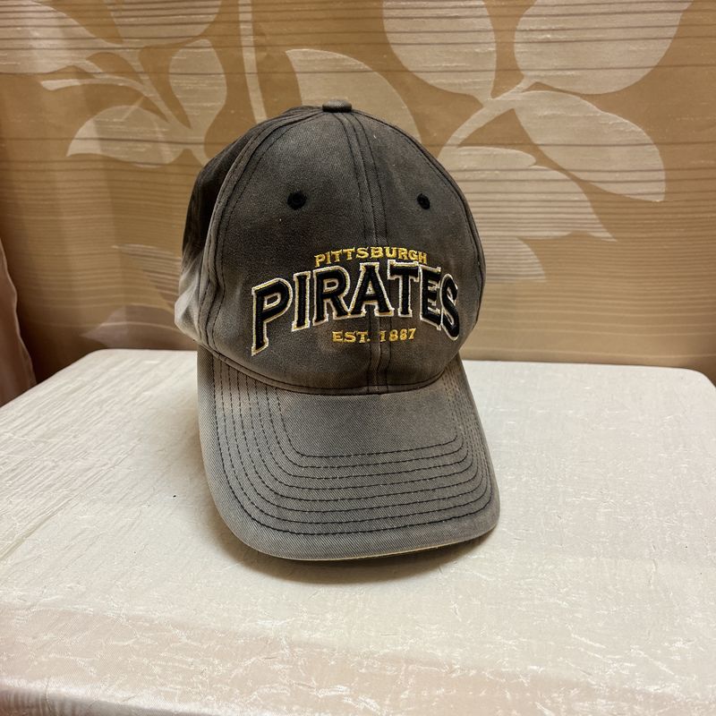 sun bleached pittsburgh pirates hat