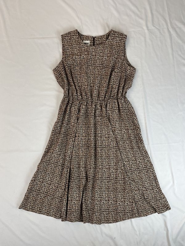 Brown Flower Dress