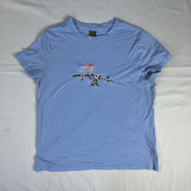 cherry blossom bird tee