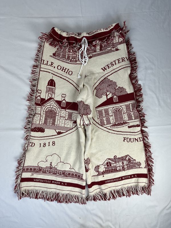 westerville red blanket pants