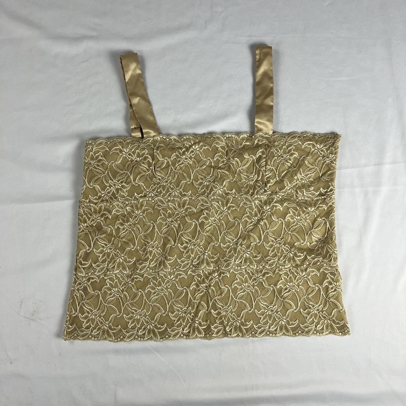 Tan Lace Tank