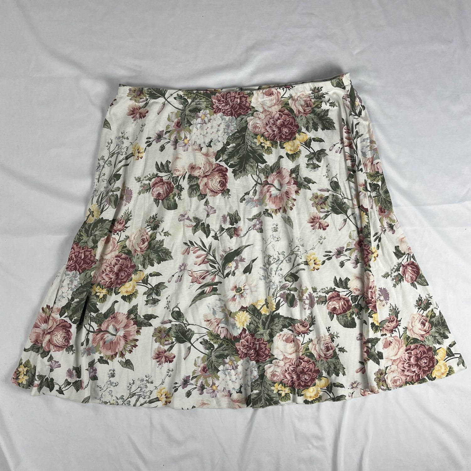 Pink Rose Midi Skirt