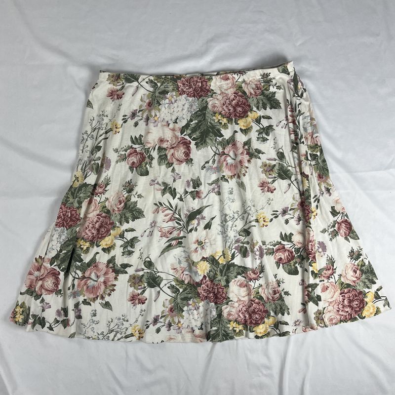 Pink Rose Midi Skirt