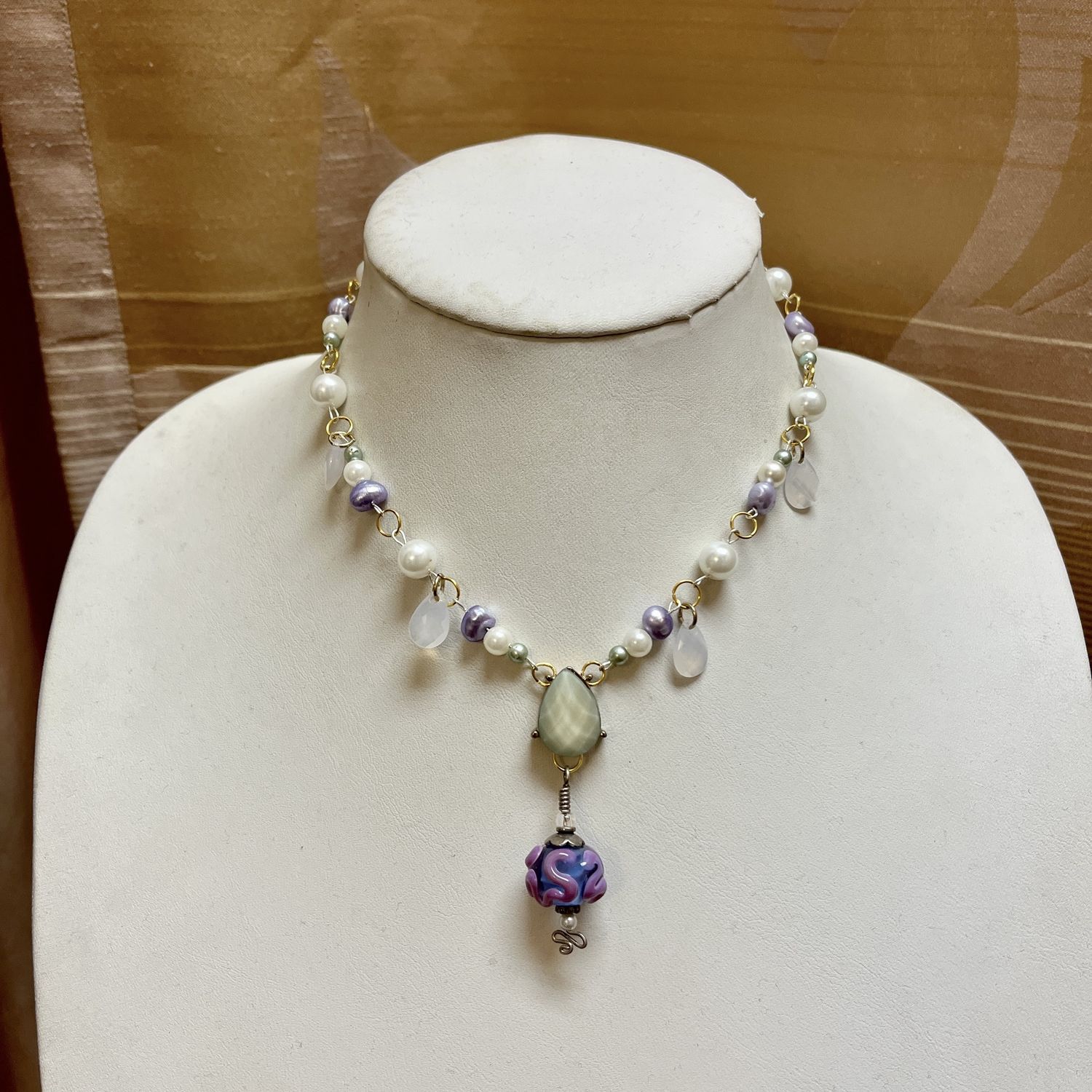 etherial purple dream necklace