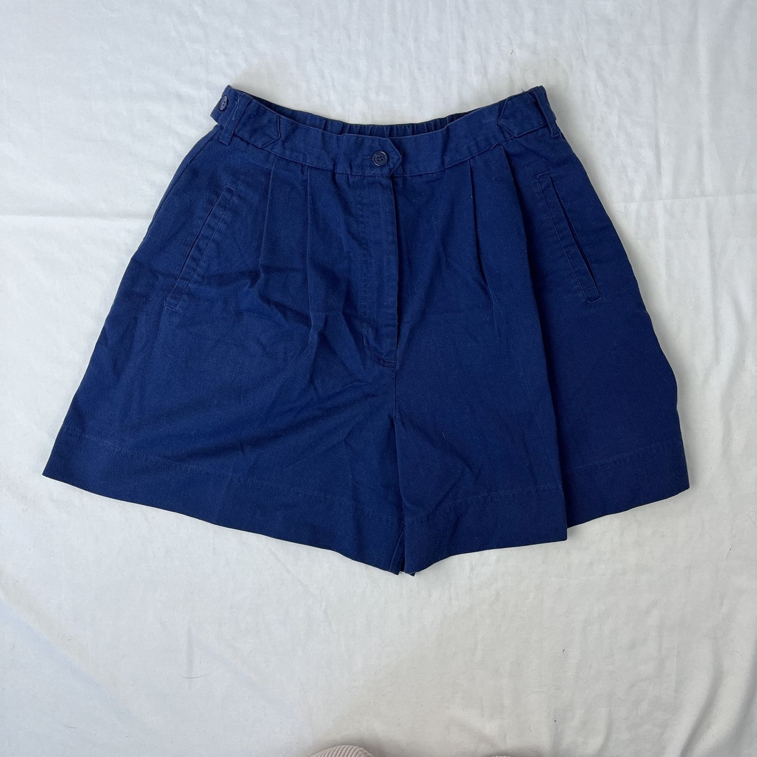 karen scott navy shorts