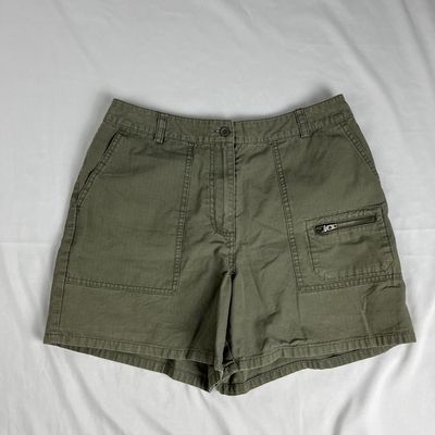 Green Cargo Shorts