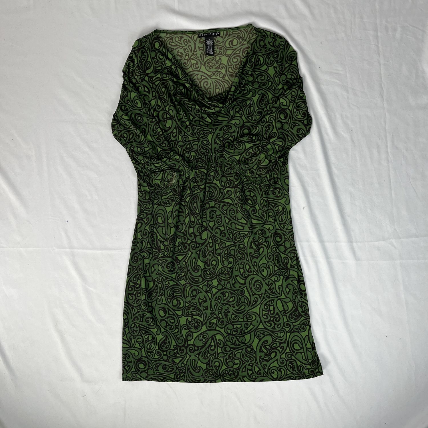 Green Swirl Dress