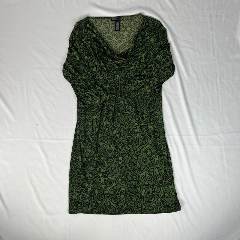 Green Swirl Dress