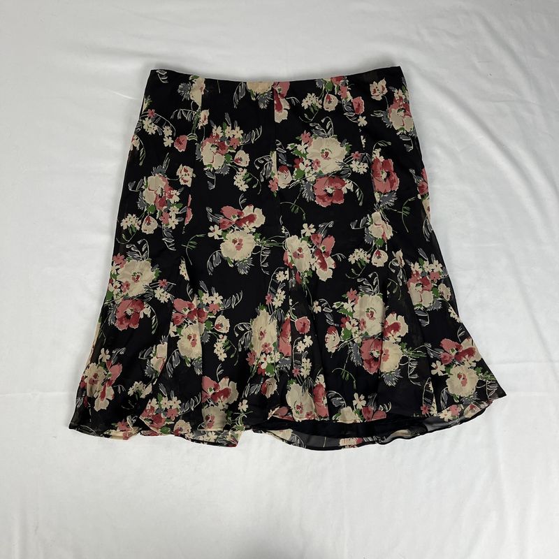 Floral Midi Skirt