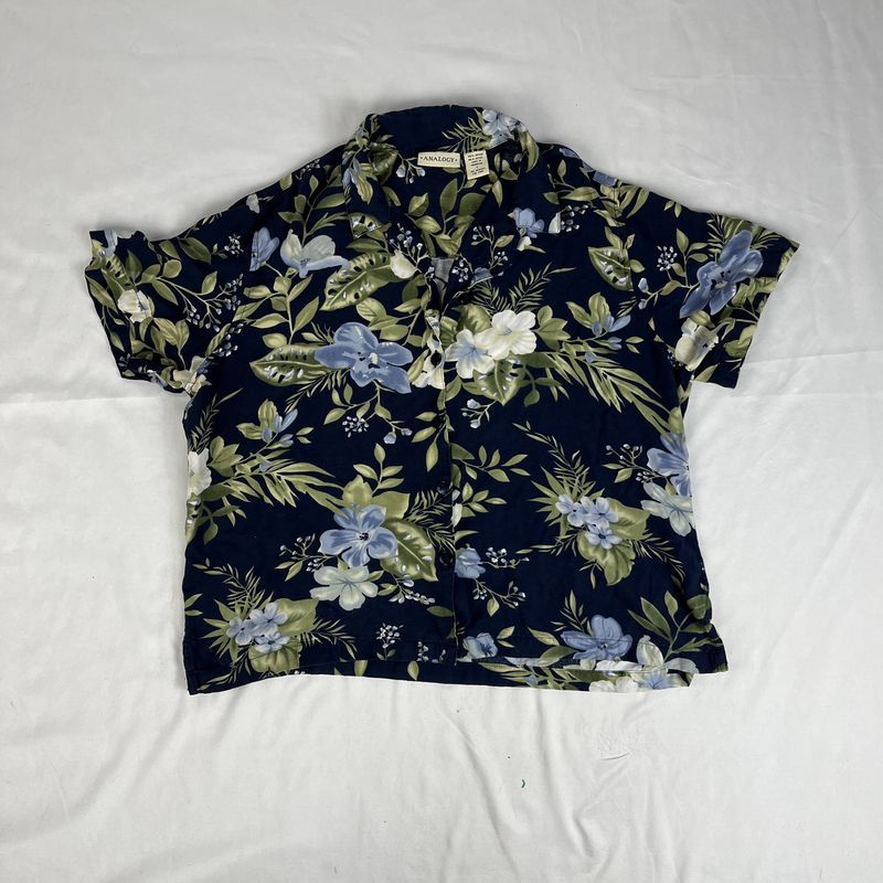 Blue Hawaiian Shirt