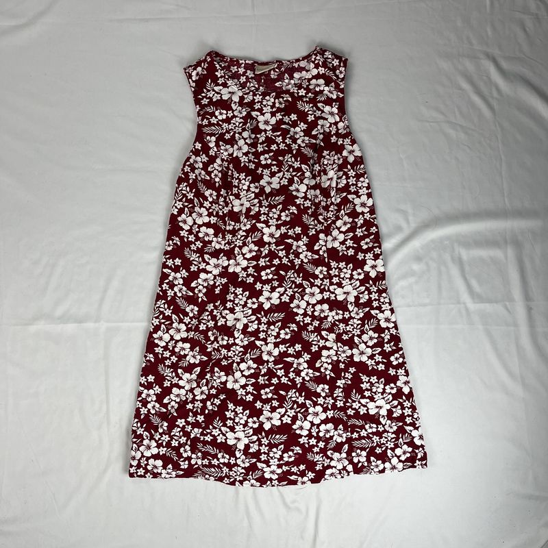 Red Hawaiian Dress