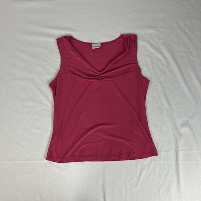 Pink Button Top