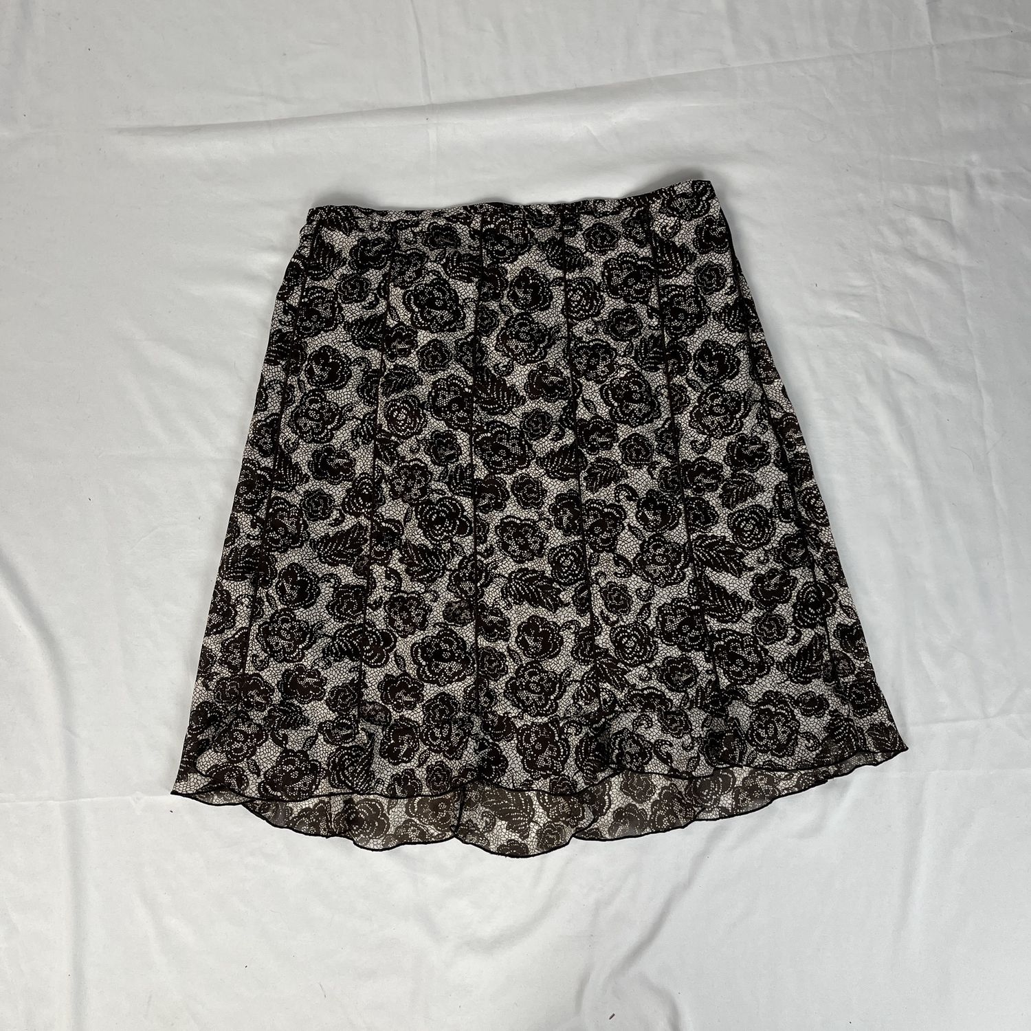 Brown Lace Skirt