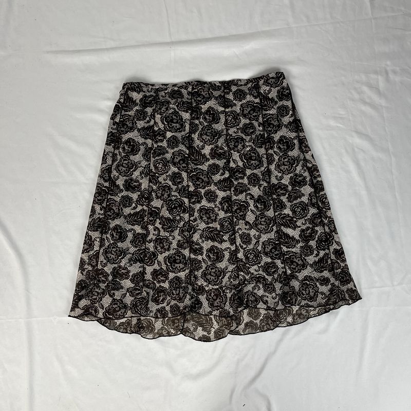 Brown Lace Skirt