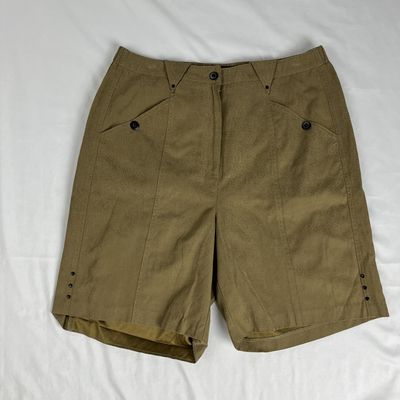 safari suede shorts