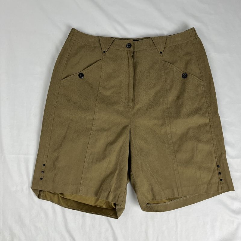 safari suede shorts