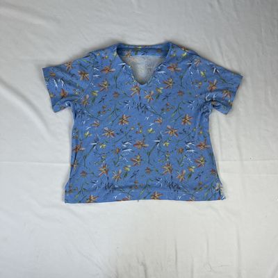 Blue Floral Tee