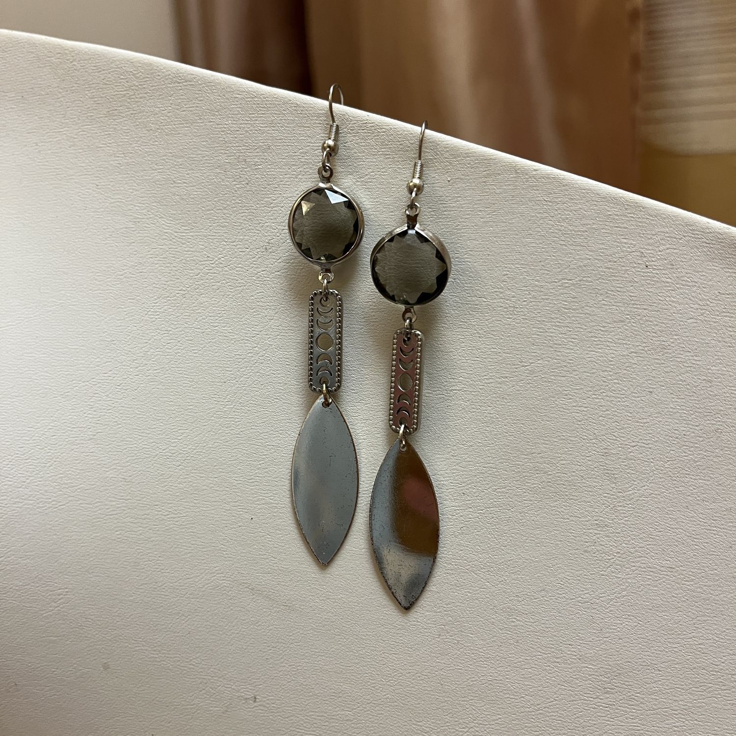 moon phase earrings