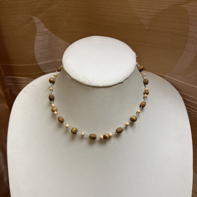 Sandy Beaded Necklace
