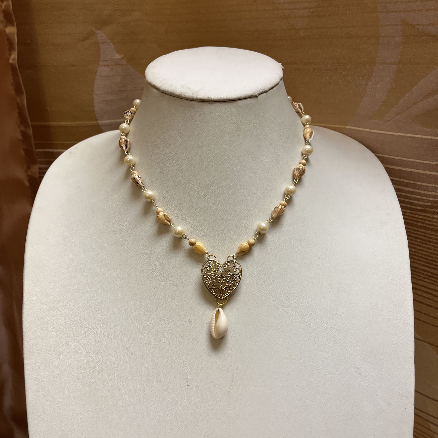 Sandy Heart Necklace
