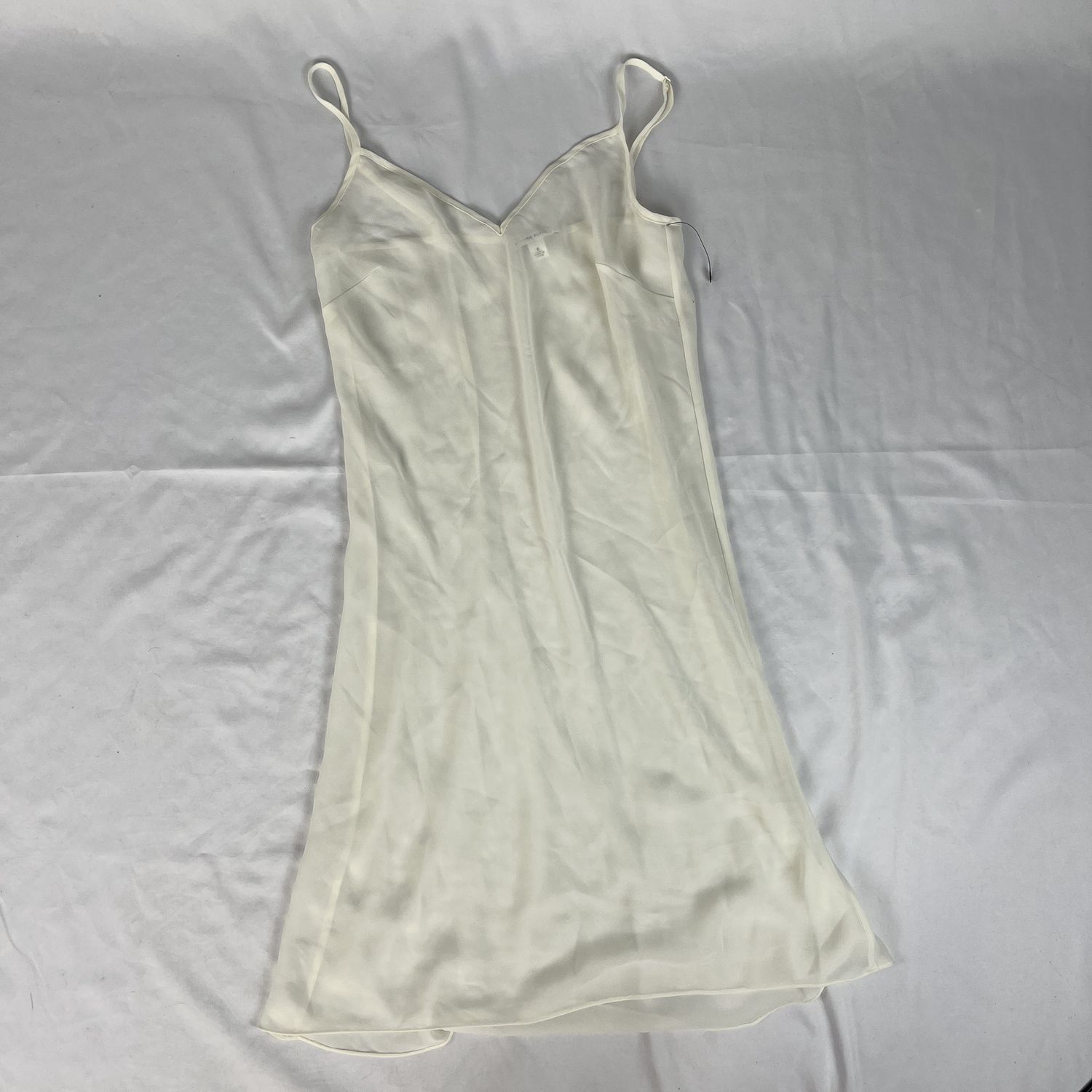 white sheer dress