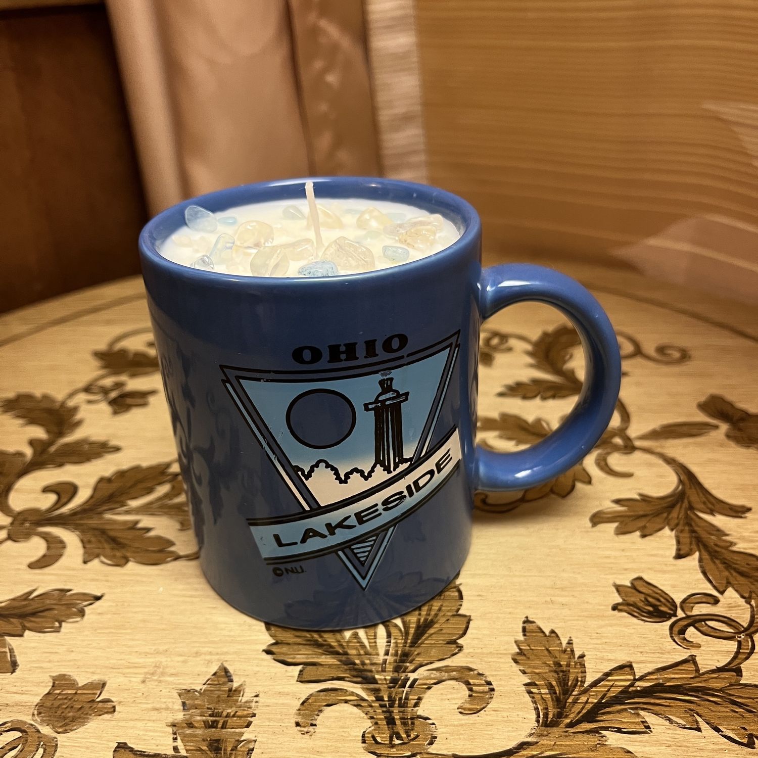 ohio lakeside candle mug