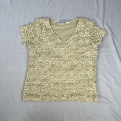 Textured Yellow Top