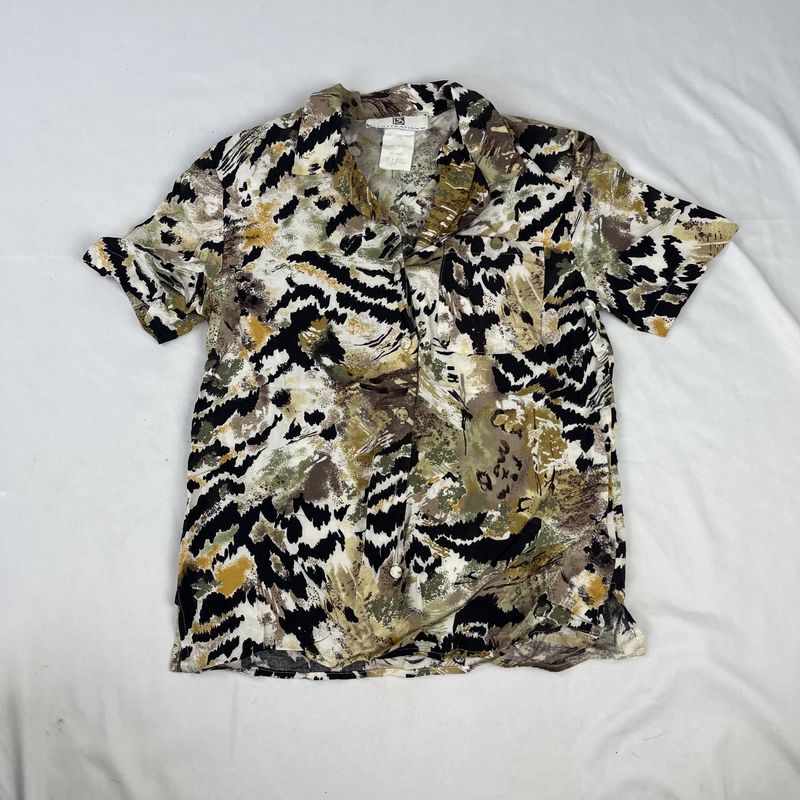 Nature Print Button-up