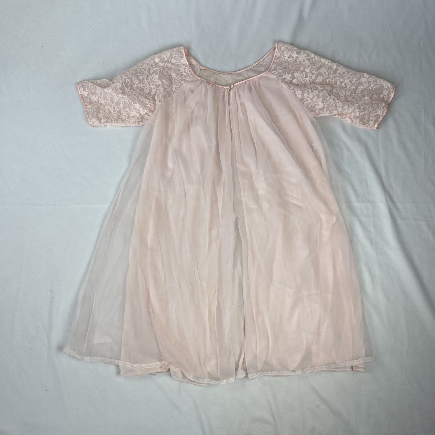 Pink Lace Night Gown
