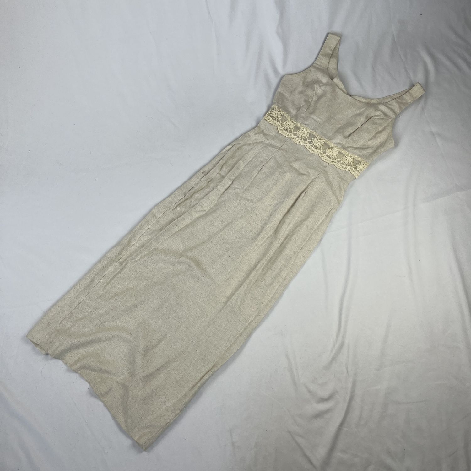 Tan Lace Dress