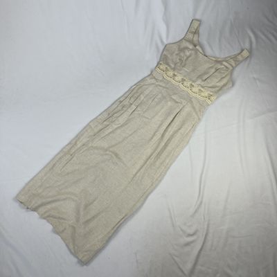 Tan Lace Dress