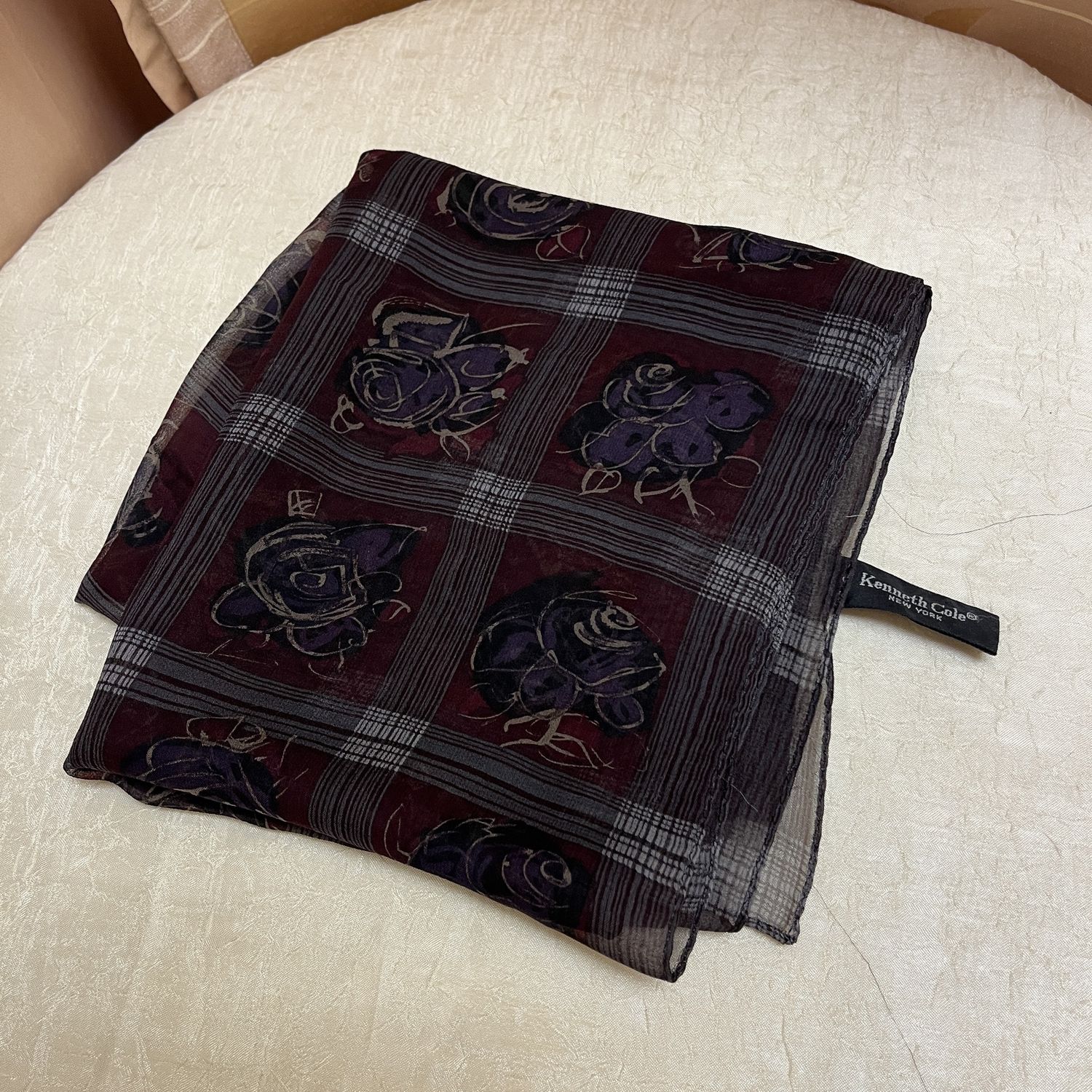 Black Rose Scarf