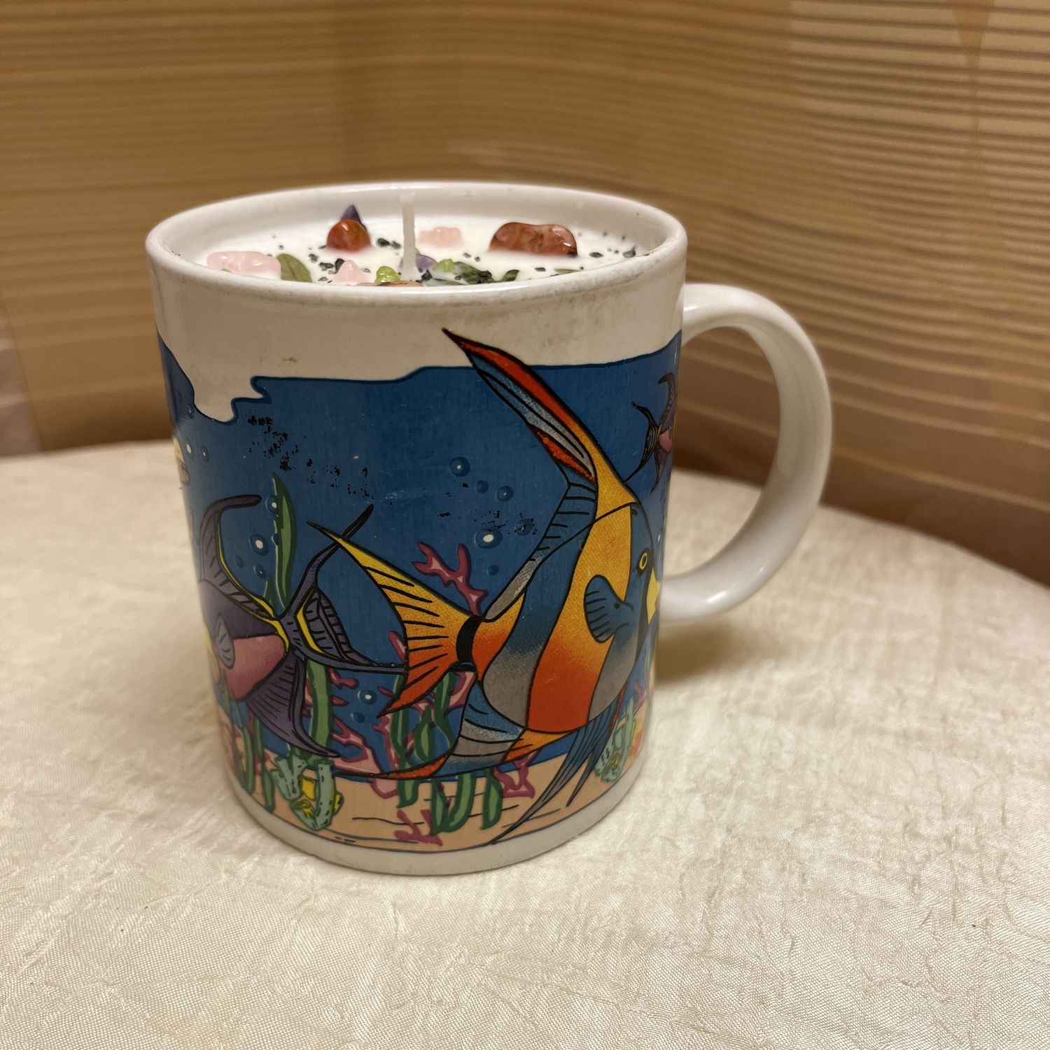 Tropical Fish Candle Mug