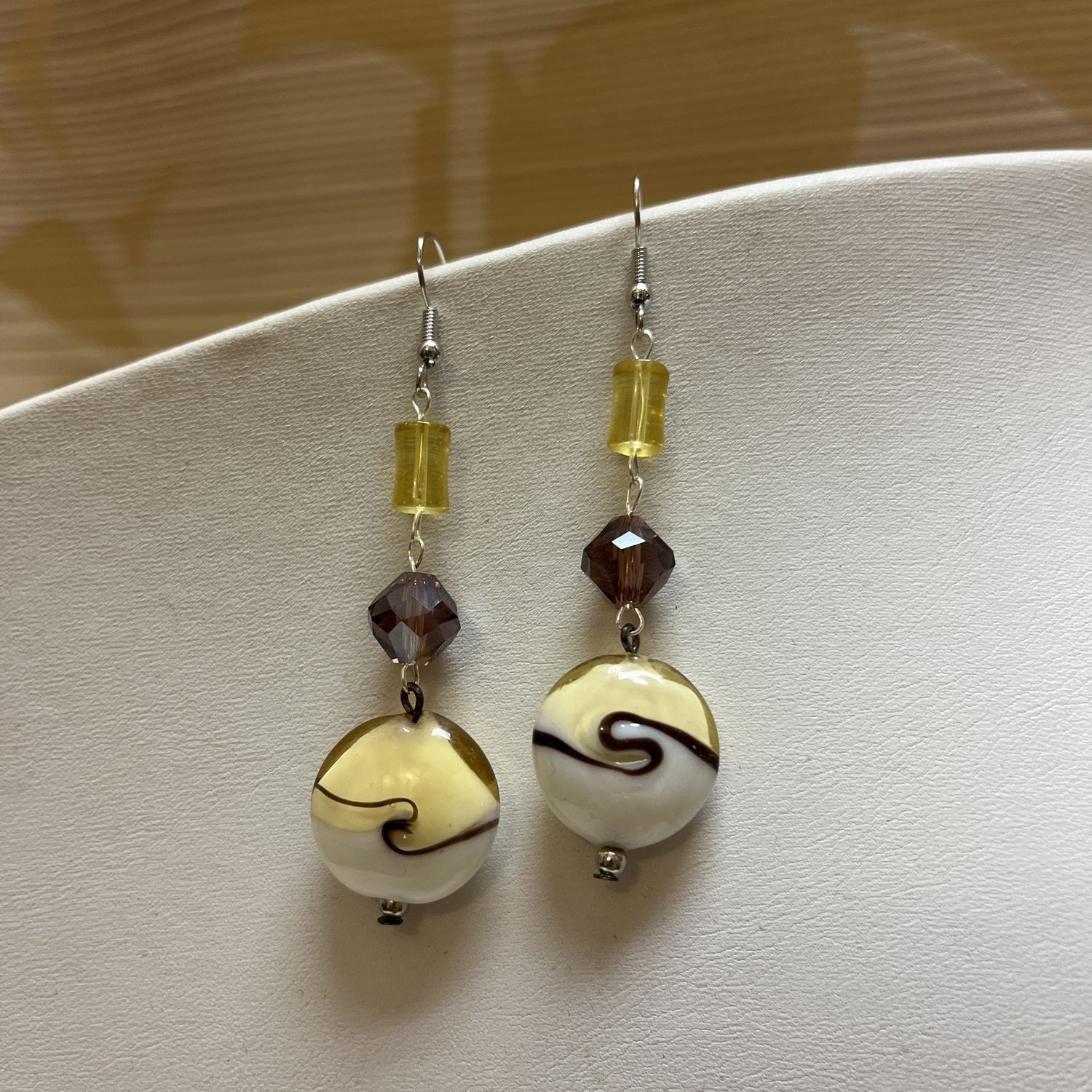 Sandy Beaded Earrings
