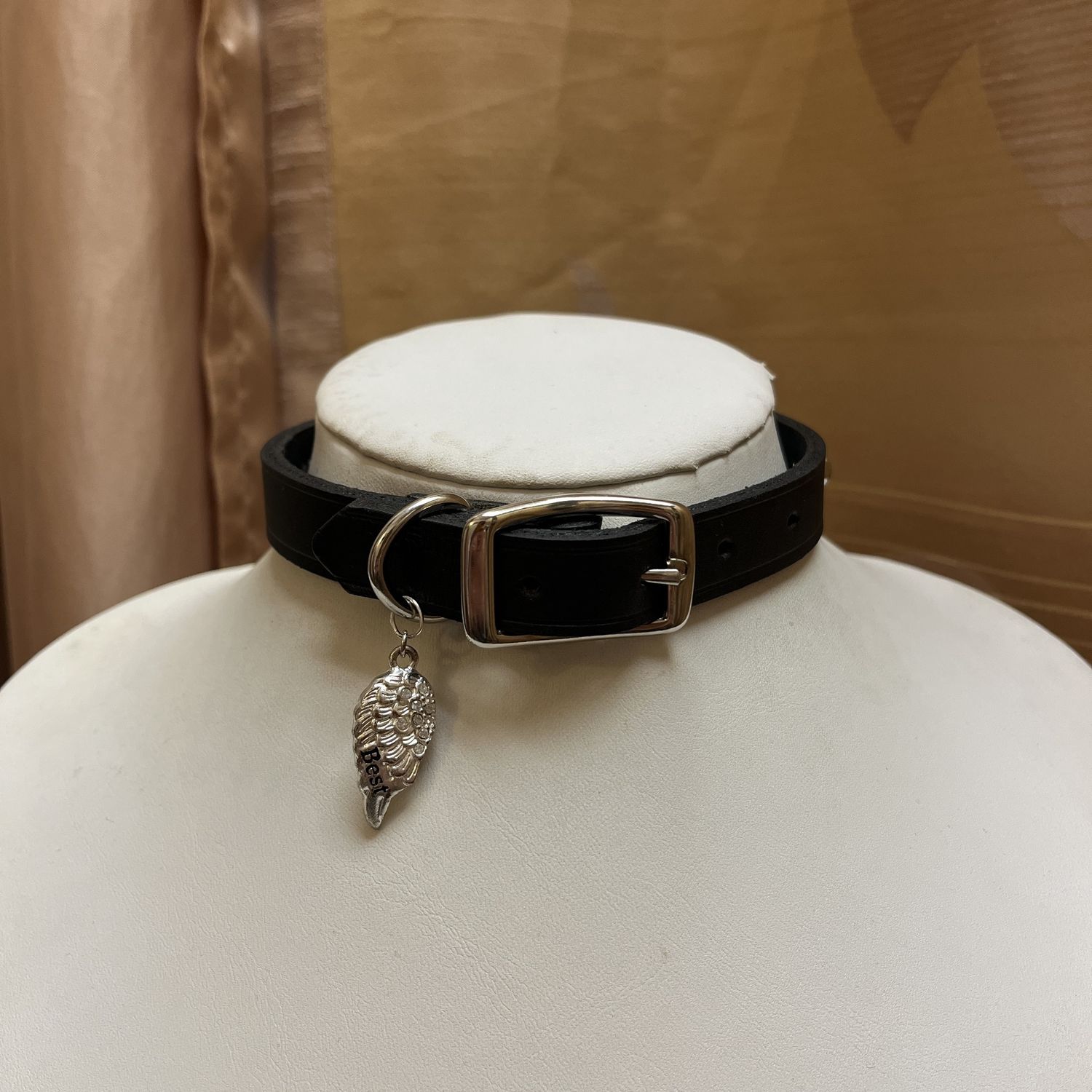 Best angel wing studded choker