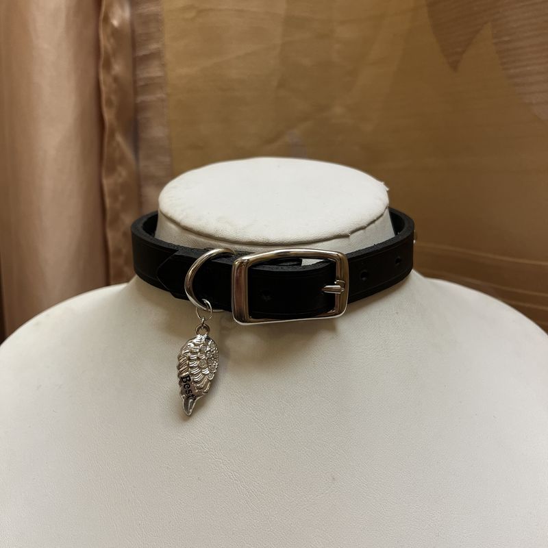 Best angel wing studded choker