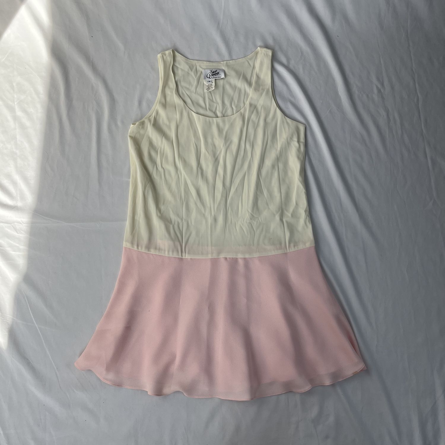 Yellow + Pink Formal Dress