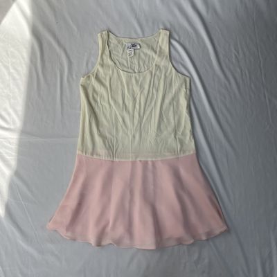 Yellow + Pink Formal Dress