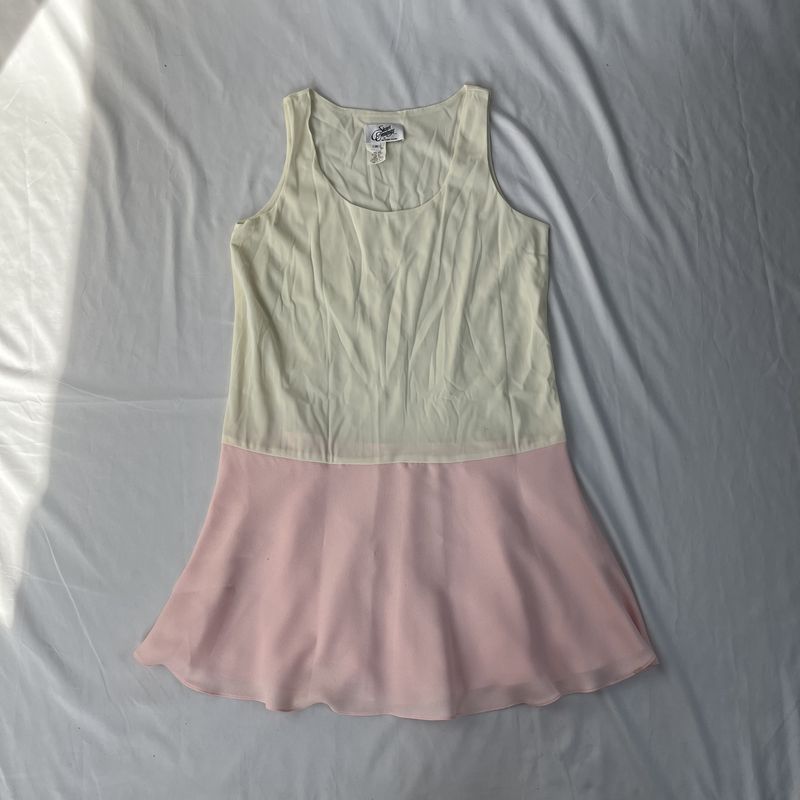 Yellow + Pink Formal Dress