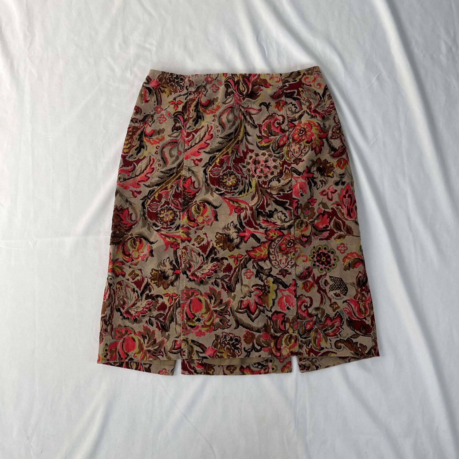 Midi Paisley Skirt