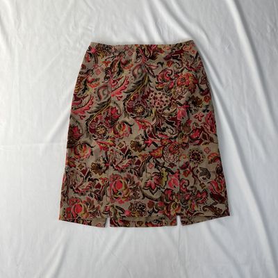Midi Paisley Skirt