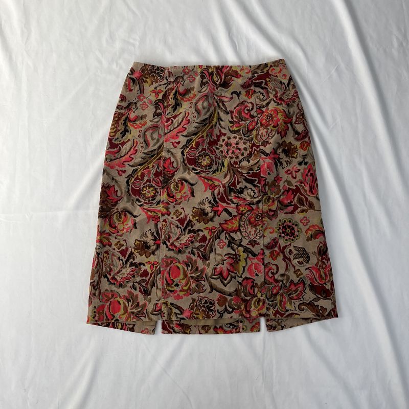 Midi Paisley Skirt