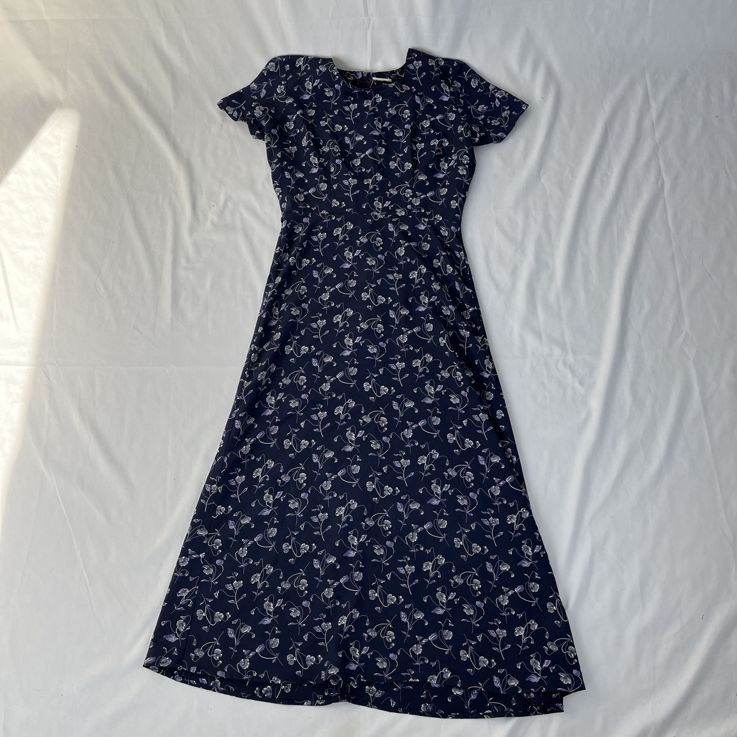 Blue Flowers Maxi Dress