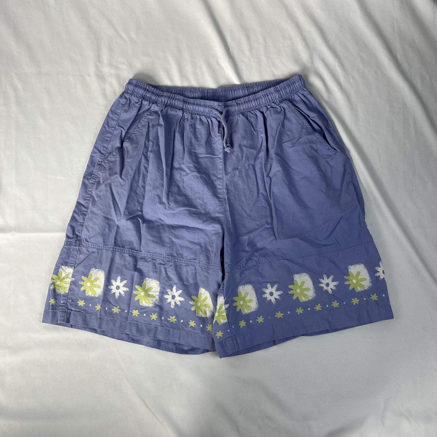Periwinkle Floral Shorts