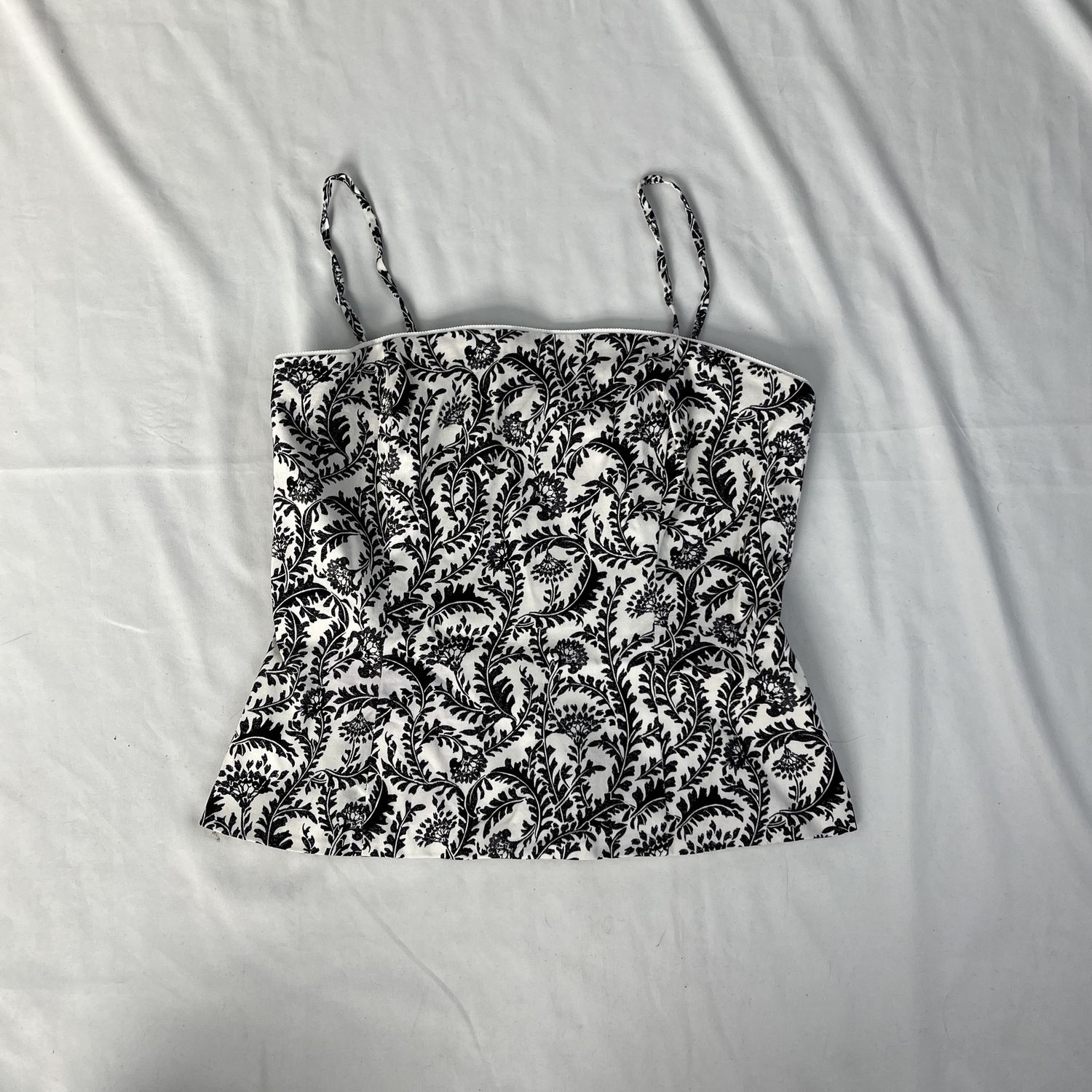 Paisley Bustier Top