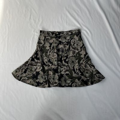 Green &amp; Grey Mini Skirt