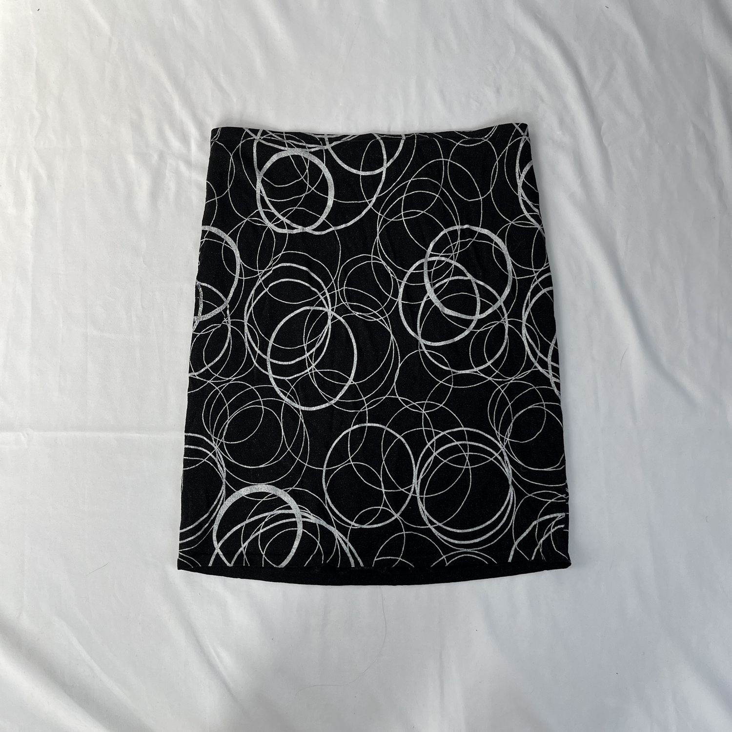 Black + White Circle Skirt
